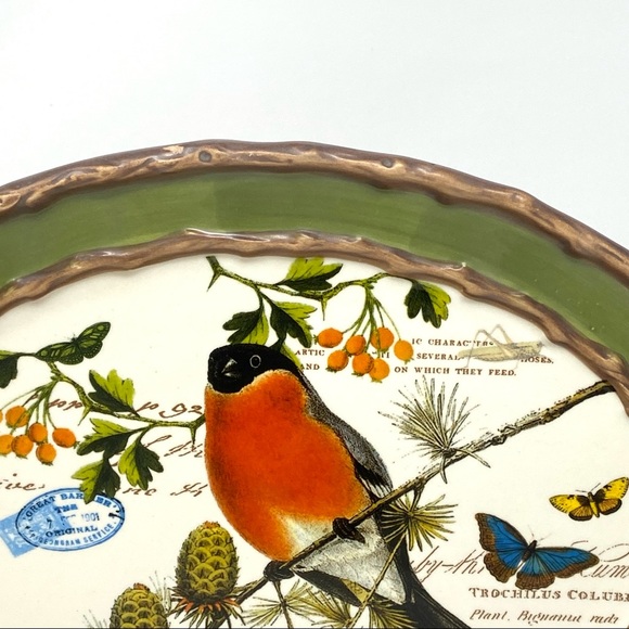 Mud Pie Accents Mud Pie Bird Nesting Bird Platter Tray Oriole